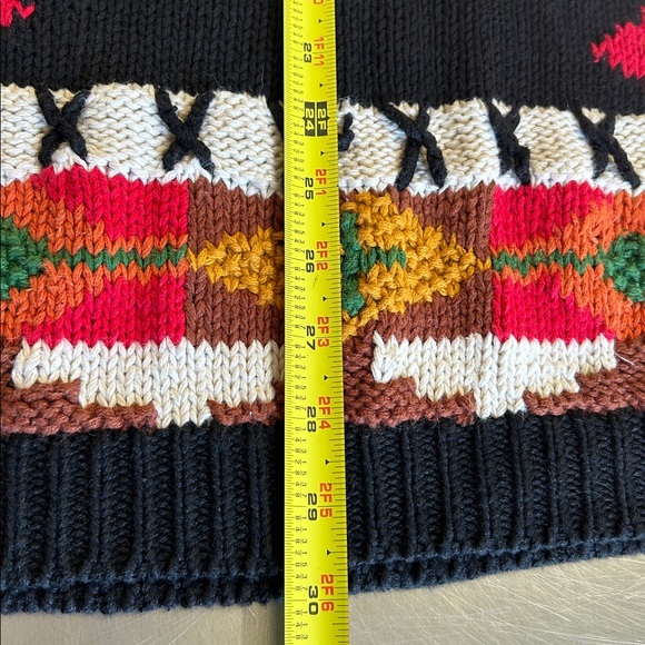 Vintage women's southwest theme sweater.  XL - Picture 9 of 11